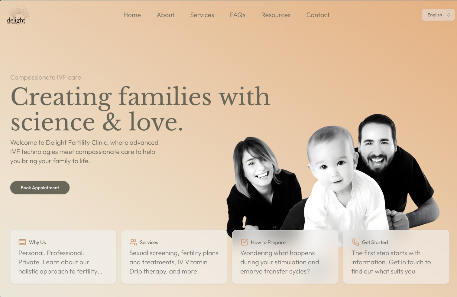 Delight website